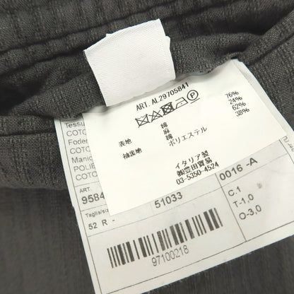 【中古】エルビーエム1911 L.B.M.1911 コットンリネン 2B カジュアルジャケット ダークグレー【 52 】【 状態ランクC 】【 メンズ 】