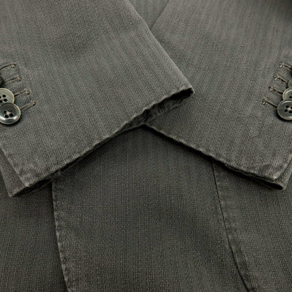 【中古】エルビーエム1911 L.B.M.1911 コットンリネン 2B カジュアルジャケット ダークグレー【 52 】【 状態ランクC 】【 メンズ 】