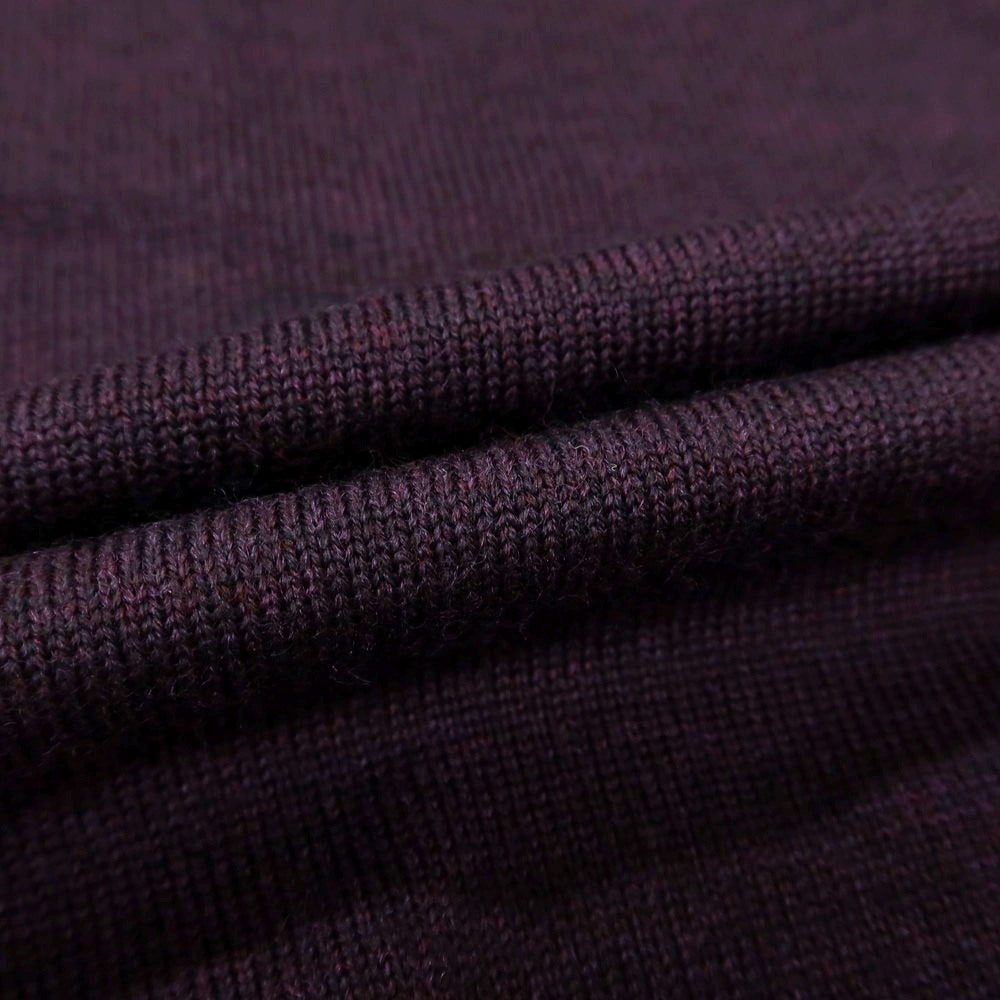 【中古】ザノーネ ZANONE ウール Vネック プルオーバーニット パープル【 50 】【 状態ランクB 】【 メンズ 】