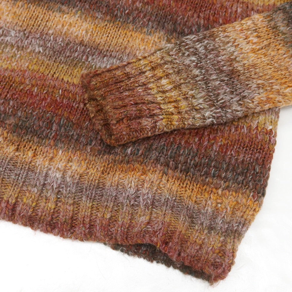 【中古】ペペ ジーンズ Pepe Jeans アクリルウール クルーネック プルオーバーニット マルチカラー【 M 】【 状態ランクC 】【 メンズ 】