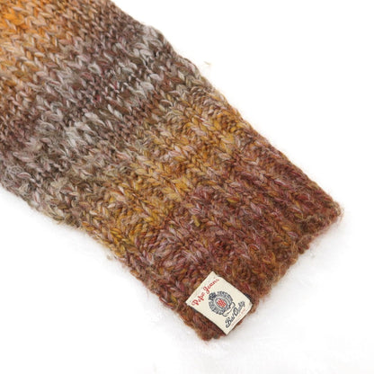 【中古】ペペ ジーンズ Pepe Jeans アクリルウール クルーネック プルオーバーニット マルチカラー【 M 】【 状態ランクC 】【 メンズ 】