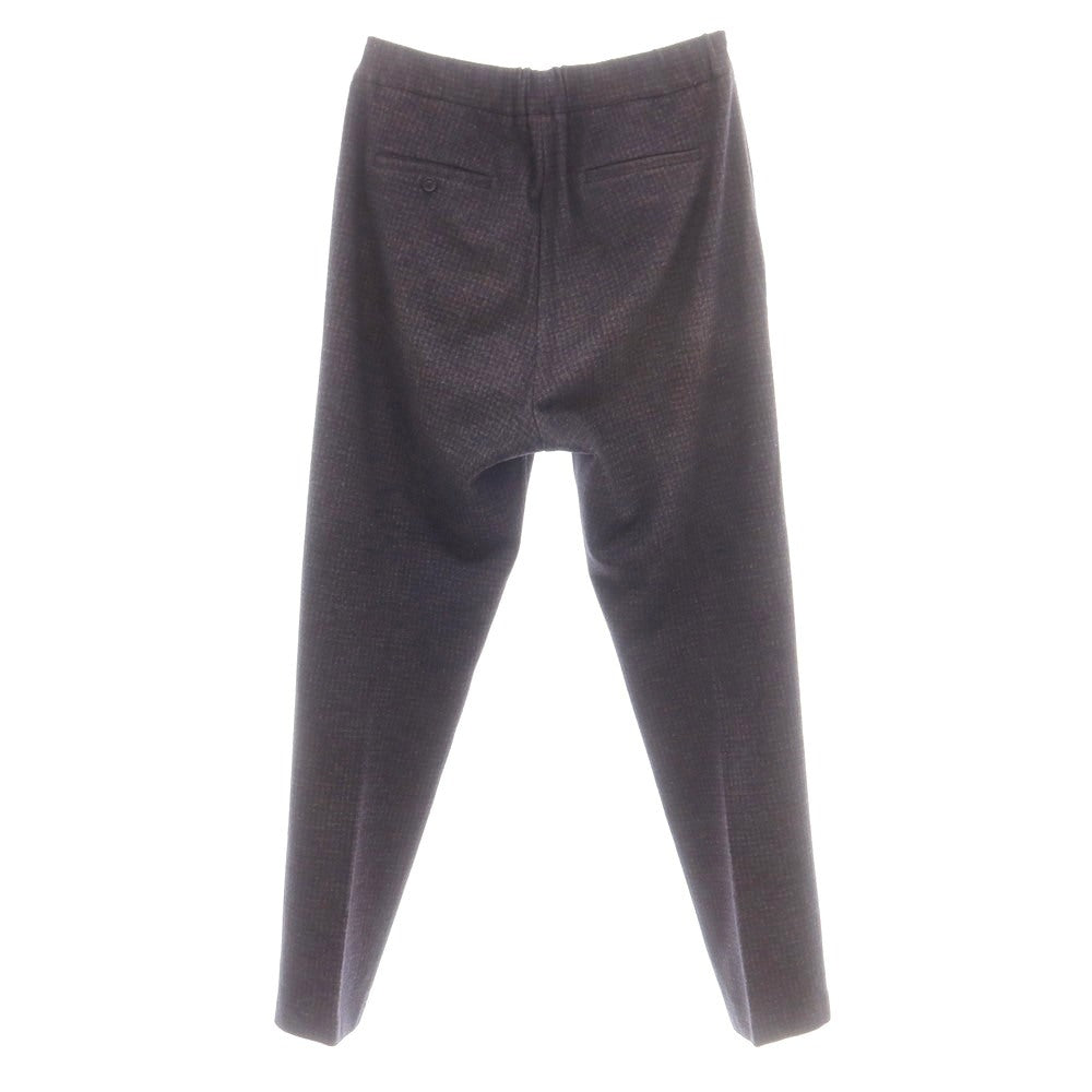 【中古】ティージャケット T-JACKET コットンウール ジャージー イージースラックスパンツ パープルxライトブラウン【 XL 】【 状態ランクB 】【 メンズ 】