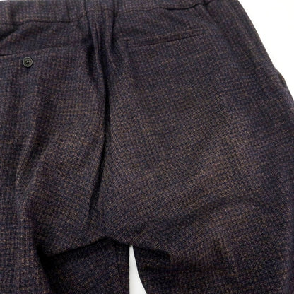 【中古】ティージャケット T-JACKET コットンウール ジャージー イージースラックスパンツ パープルxライトブラウン【 XL 】【 状態ランクB 】【 メンズ 】