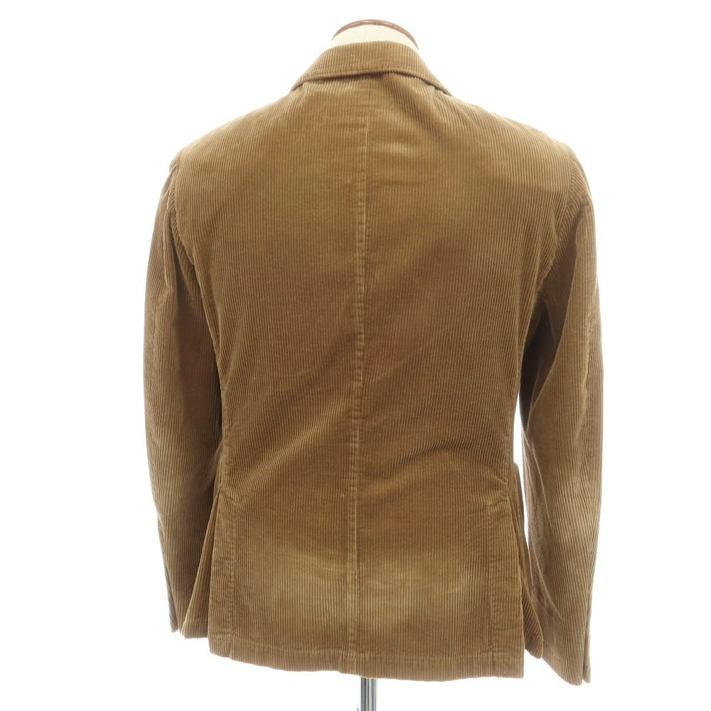 【中古】ジーゼニア Z Zegna コーデュロイ 2B カジュアルジャケット イエローオーカー【 サイズ48 】【 状態ランクC 】【 メンズ 】 [CPD]