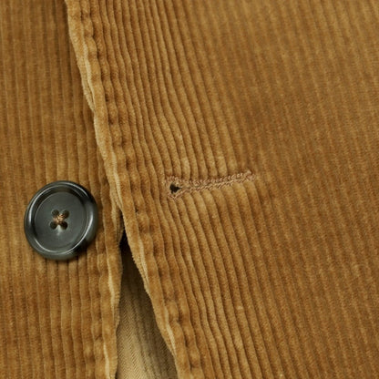 【中古】ジーゼニア Z Zegna コーデュロイ 2B カジュアルジャケット イエローオーカー【 48 】【 状態ランクC 】【 メンズ 】