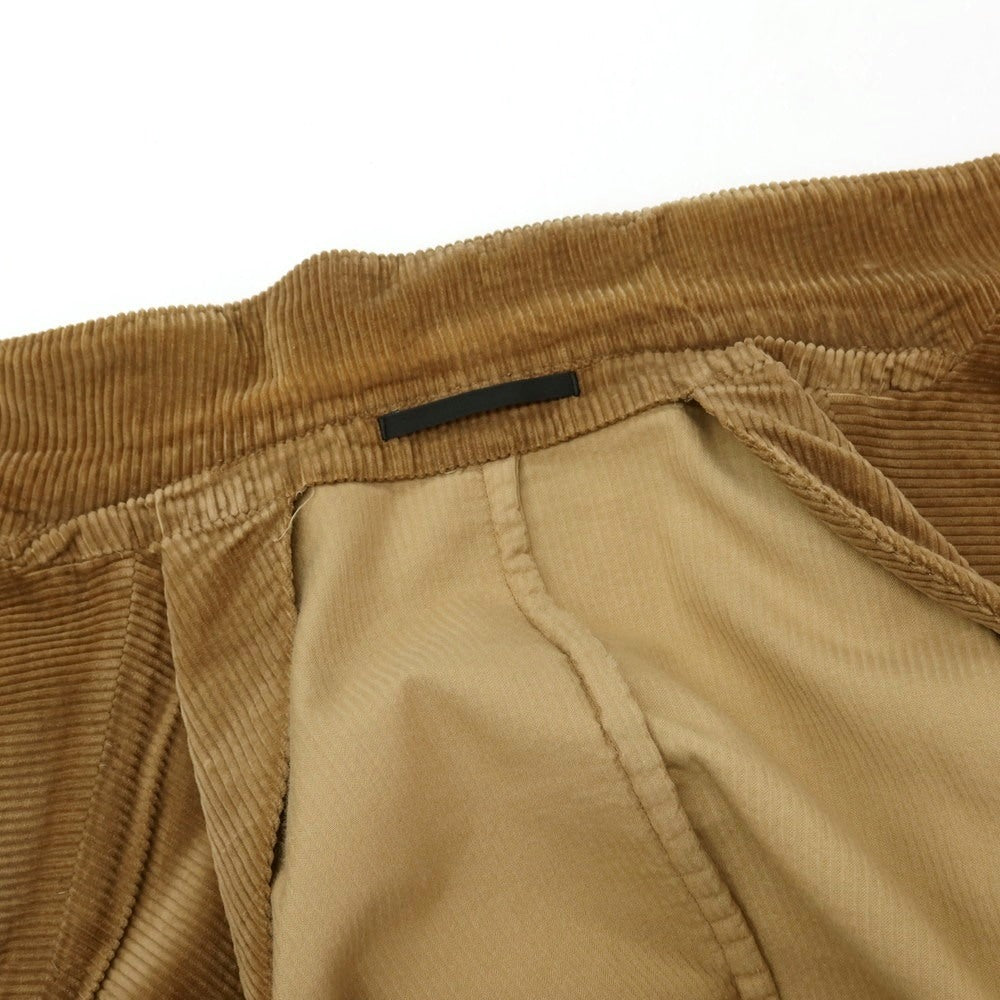 【中古】ジーゼニア Z Zegna コーデュロイ 2B カジュアルジャケット イエローオーカー【 48 】【 状態ランクC 】【 メンズ 】