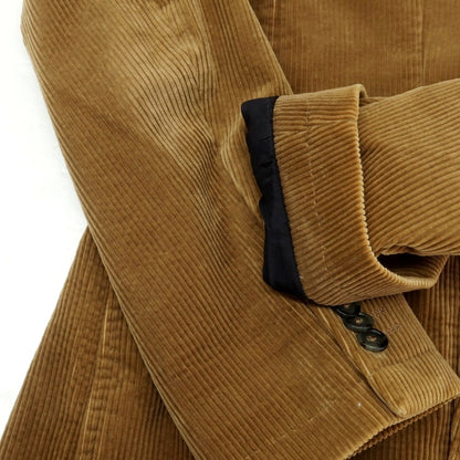 【中古】ジーゼニア Z Zegna コーデュロイ 2B カジュアルジャケット イエローオーカー【 48 】【 状態ランクC 】【 メンズ 】