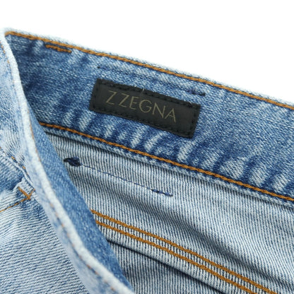 【中古】ジーゼニア Z Zegna NARROW ストレッチ コットン ジーンズ デニムパンツ ブルー【 31 】【 状態ランクD 】【 メンズ 】