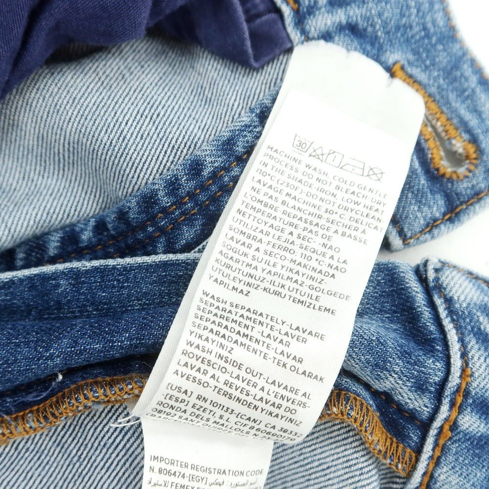 【中古】ジーゼニア Z Zegna NARROW ストレッチ コットン ジーンズ デニムパンツ ブルー【 31 】【 状態ランクD 】【 メンズ 】