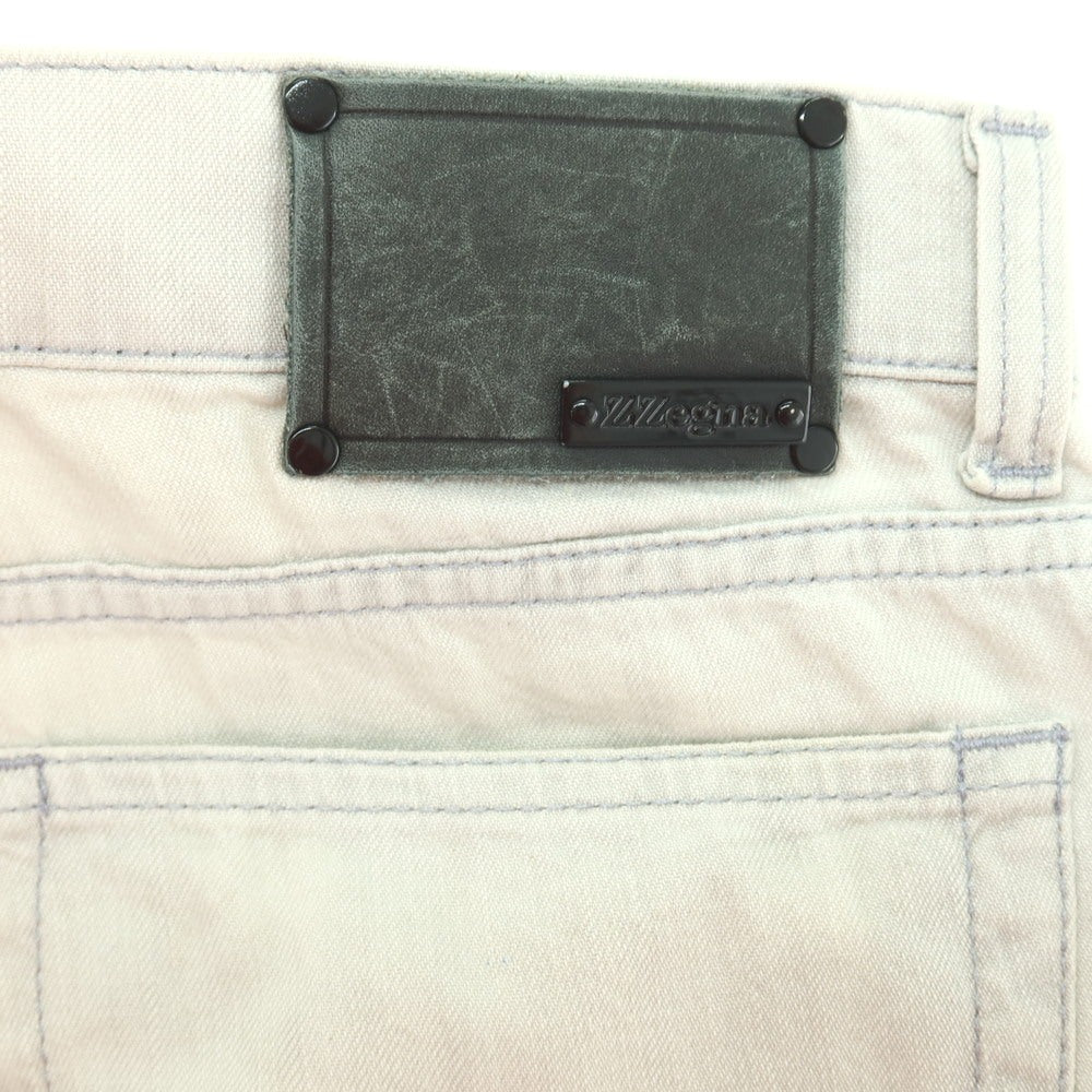 【中古】ジーゼニア Z Zegna コットンポリウレタン デニムパンツ ホワイトグレー【サイズ31】【 状態ランクC 】【 メンズ 】