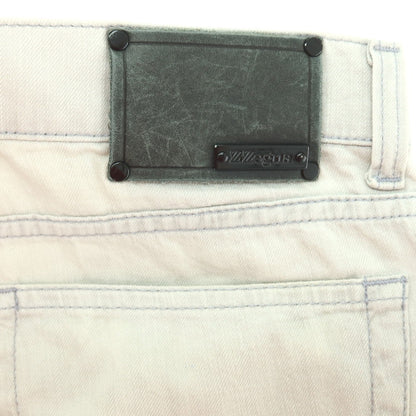 【中古】ジーゼニア Z Zegna コットンポリウレタン デニムパンツ ホワイトグレー【サイズ31】【 状態ランクC 】【 メンズ 】