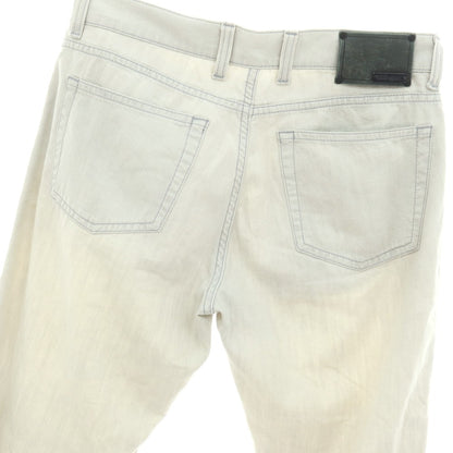 【中古】ジーゼニア Z Zegna コットンポリウレタン デニムパンツ ホワイトグレー【サイズ31】【 状態ランクC 】【 メンズ 】