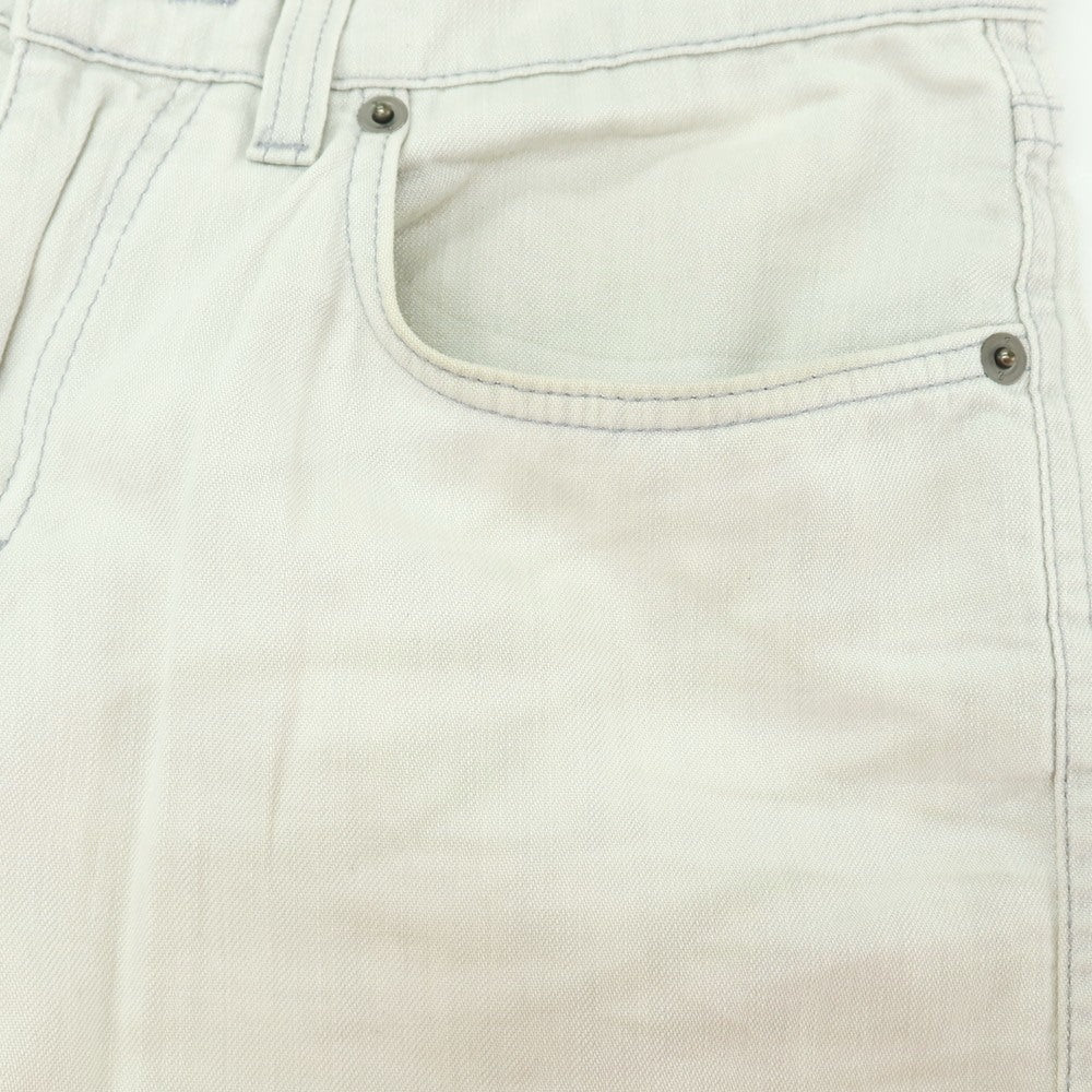 【中古】ジーゼニア Z Zegna コットンポリウレタン デニムパンツ ホワイトグレー【サイズ31】【 状態ランクC 】【 メンズ 】