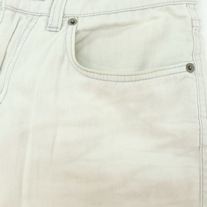 【中古】ジーゼニア Z Zegna コットンポリウレタン デニムパンツ ホワイトグレー【サイズ31】【 状態ランクC 】【 メンズ 】