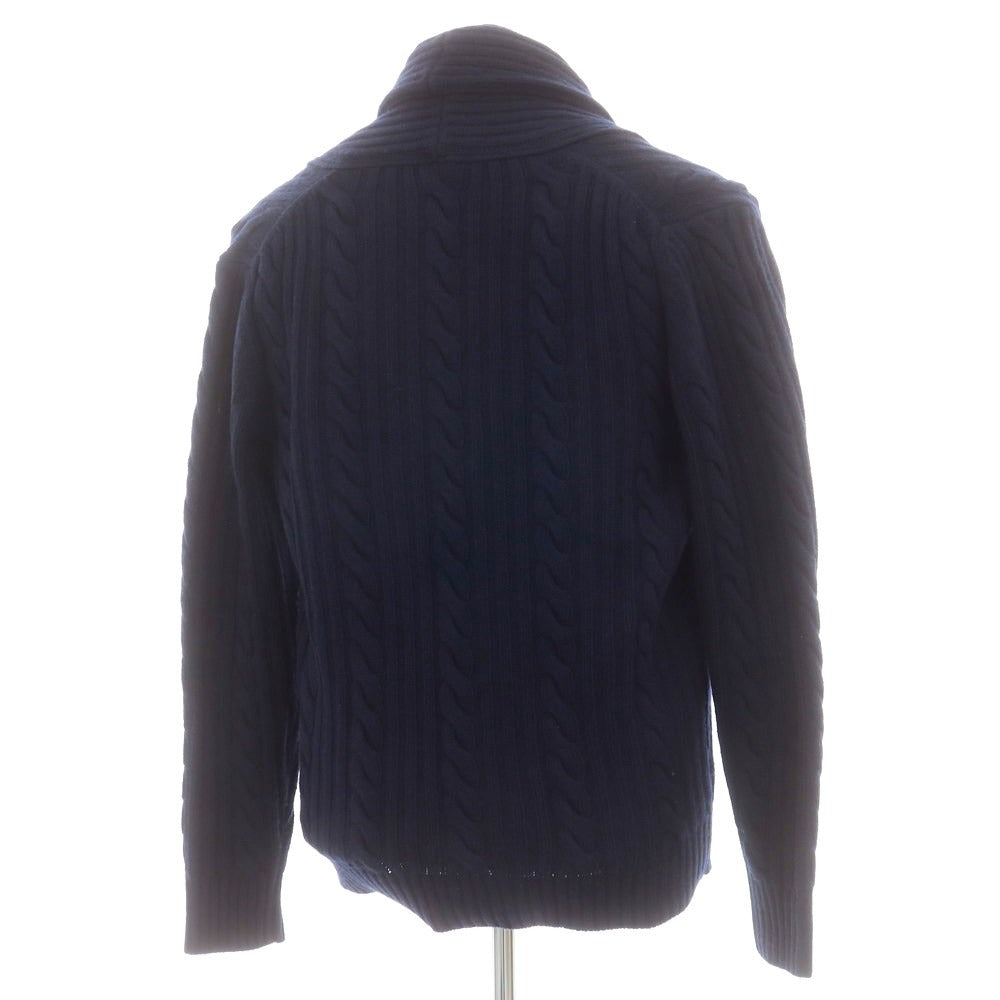 中古】バフィー BAFY ミドルゲージウール ショールカラーカーディガン