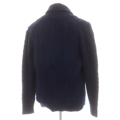 【中古】バフィー BAFY ミドルゲージウール ショールカラーカーディガン ネイビー【 48 】【 状態ランクB 】【 メンズ 】