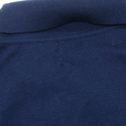 【中古】トゥット TUTTO ハイゲージ ウール 長袖 ポロニット ネイビー【 48 】【 状態ランクB 】【 メンズ 】