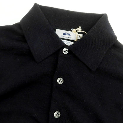 【中古】ジム gim ポロニット ブラック【 46 】【 状態ランクC 】【 メンズ 】