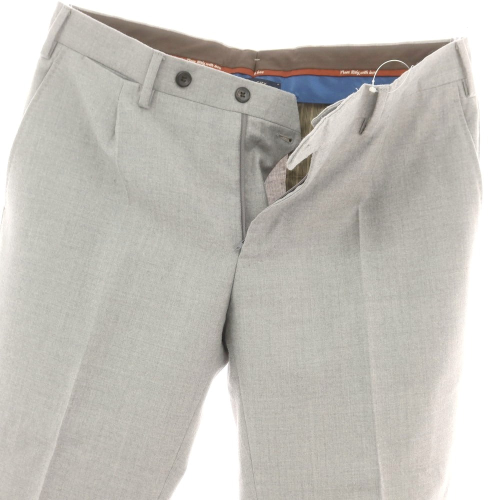 【中古】ジェルマーノ GERMANO CITY SUPER110’S ウール ドレススラックスパンツ ライトグレー【 48 】【 状態ランクB 】【 メンズ 】