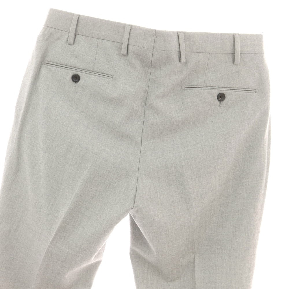 【中古】ジェルマーノ GERMANO CITY SUPER110’S ウール ドレススラックスパンツ ライトグレー【 48 】【 状態ランクB 】【 メンズ 】