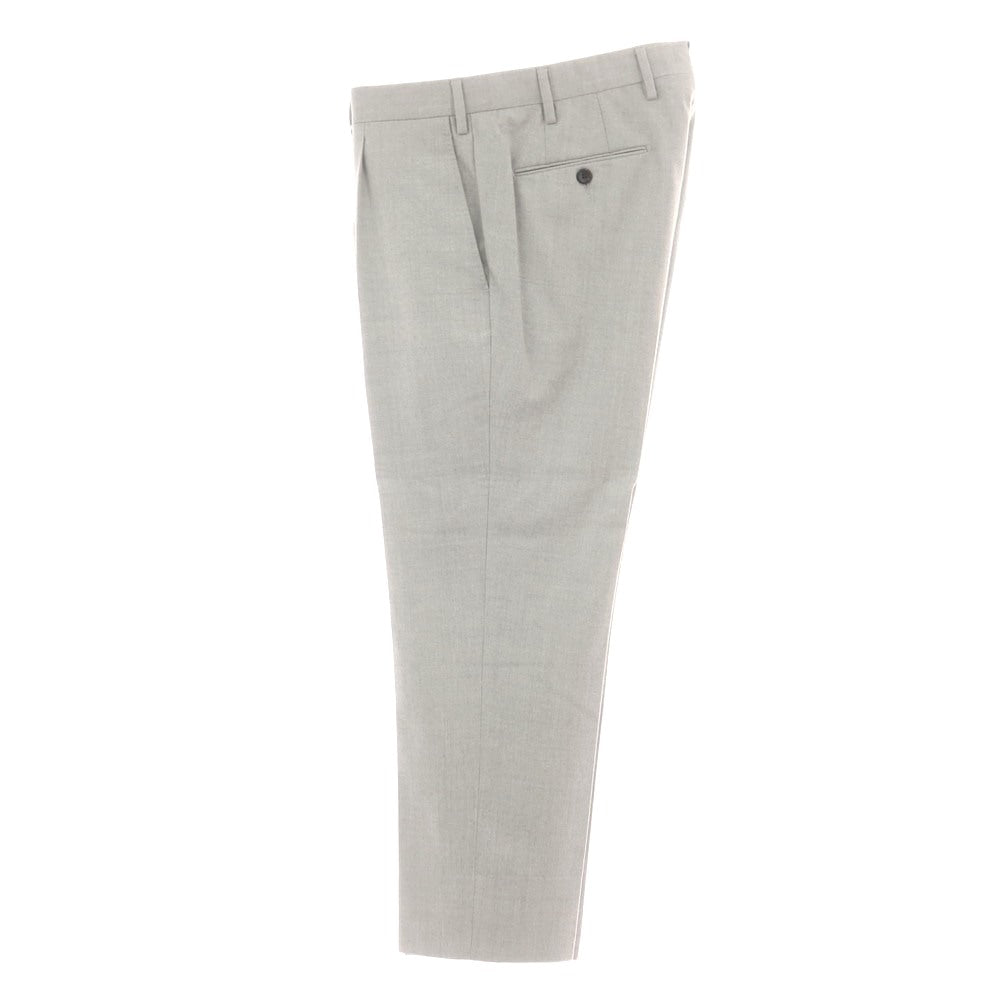 【中古】ジェルマーノ GERMANO CITY SUPER110’S ウール ドレススラックスパンツ ライトグレー【 48 】【 状態ランクB 】【 メンズ 】