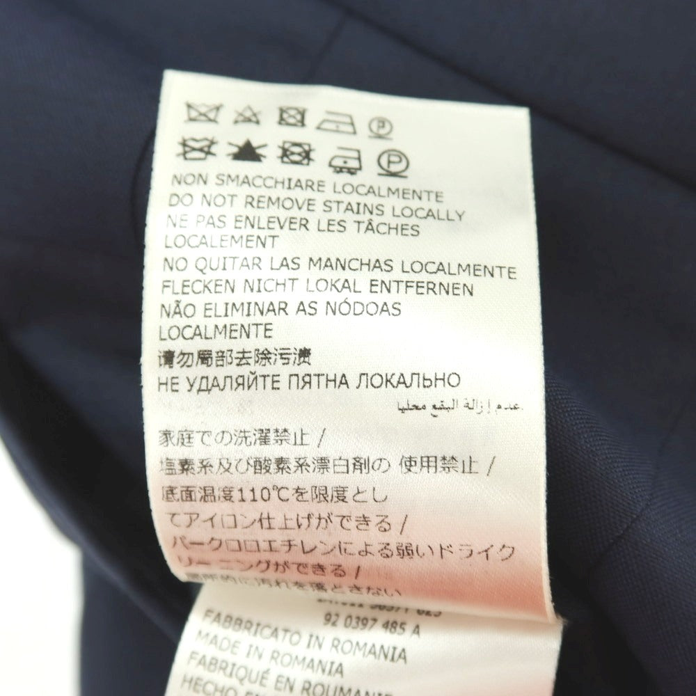 【中古】インコテックス INCOTEX SUPER130’S ウール ドレススラックスパンツ ネイビー【サイズ48】【 状態ランクB 】【 メンズ 】