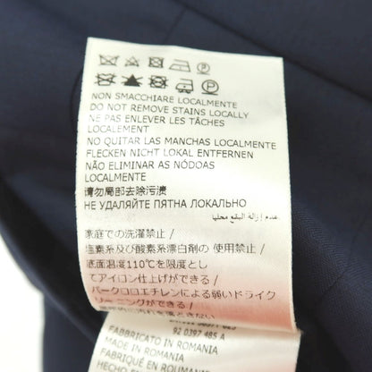 【中古】インコテックス INCOTEX SUPER130’S ウール ドレススラックスパンツ ネイビー【サイズ48】【 状態ランクB 】【 メンズ 】
