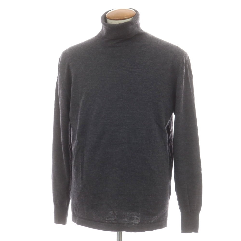 【中古】エルイー LE タートルネックニット グレー【 3 】【 状態ランクB 】【 メンズ 】