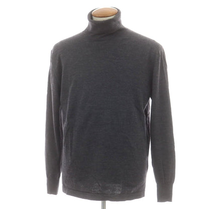 【中古】エルイー LE タートルネックニット グレー【 3 】【 状態ランクB 】【 メンズ 】