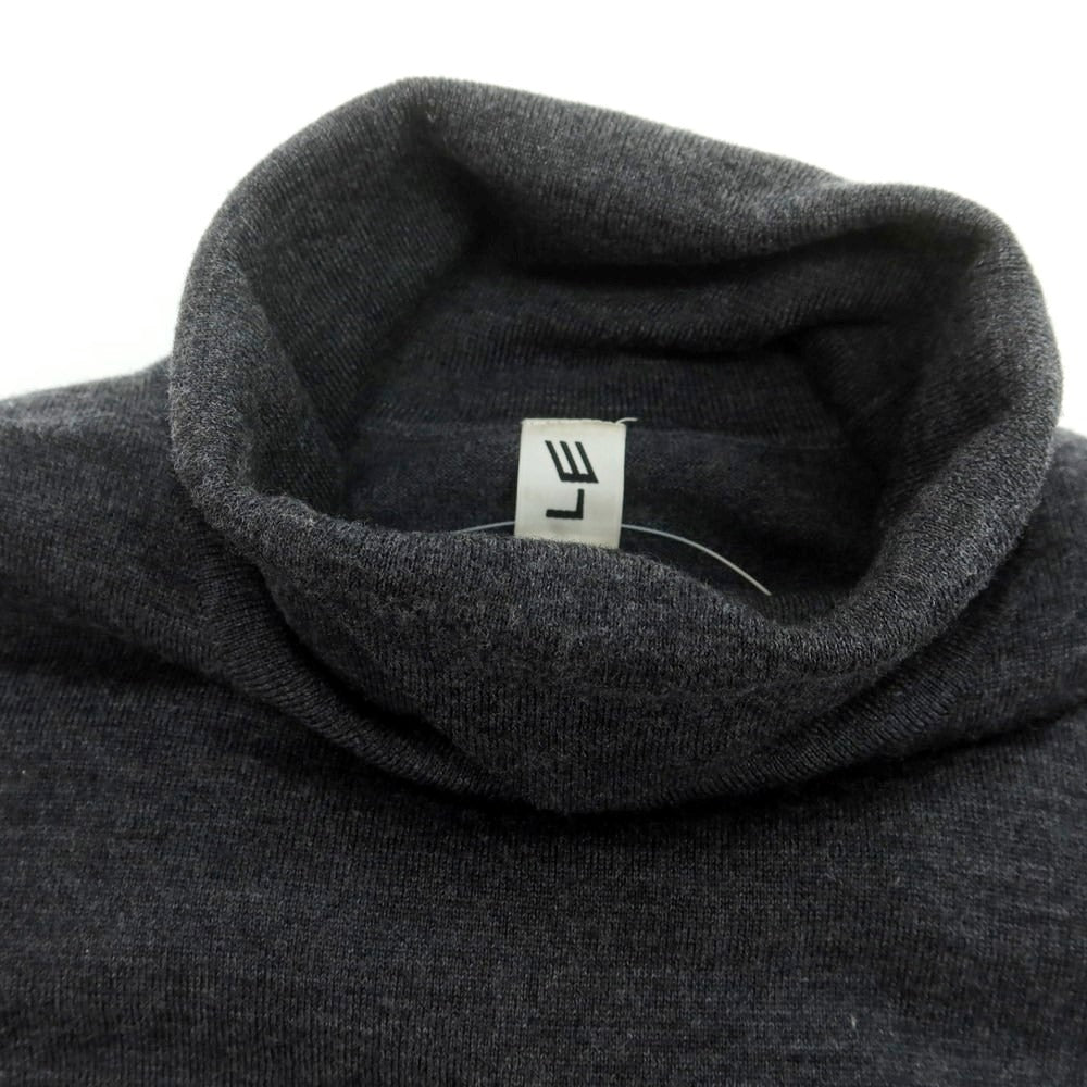 【中古】エルイー LE タートルネックニット グレー【 3 】【 状態ランクB 】【 メンズ 】