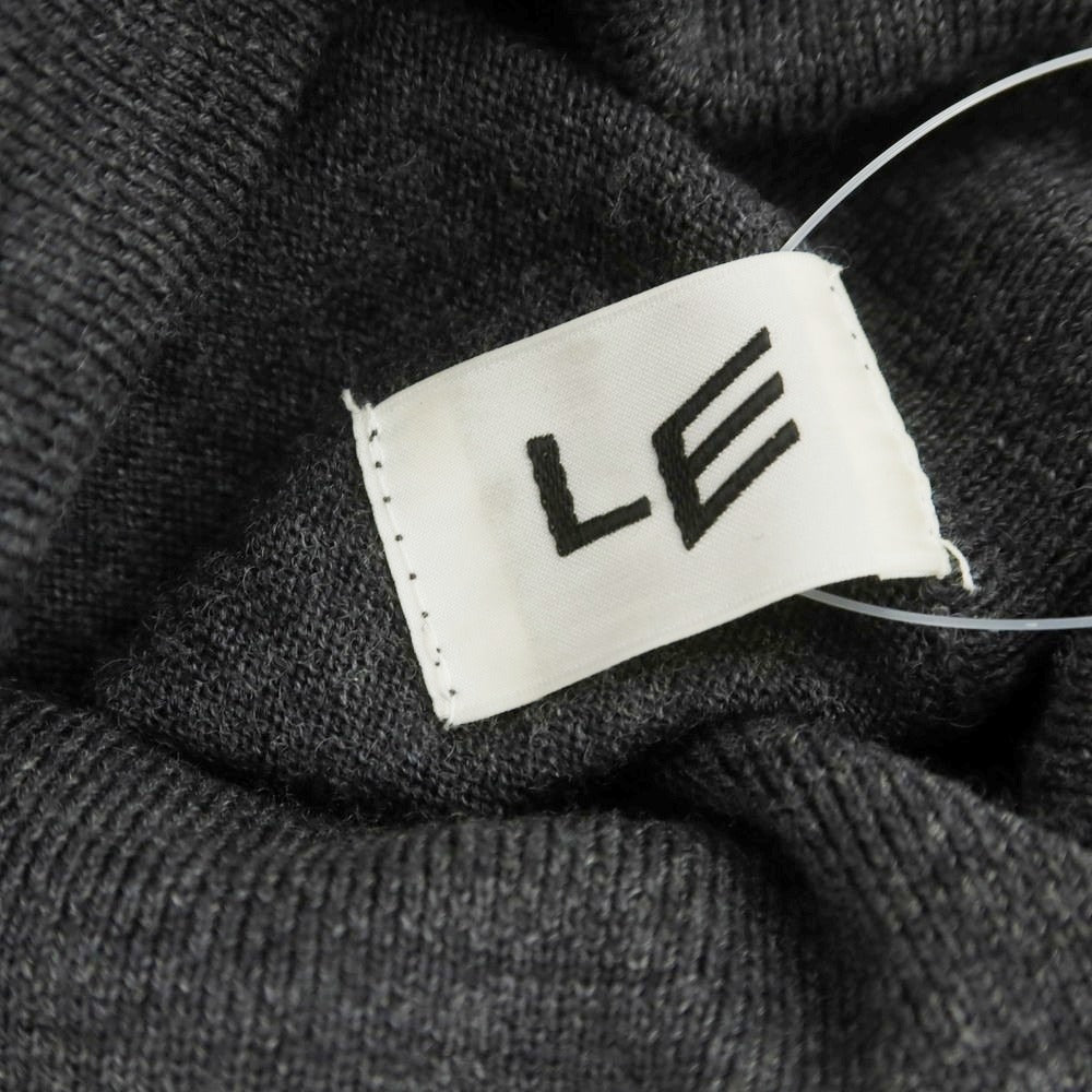【中古】エルイー LE タートルネックニット グレー【 3 】【 状態ランクB 】【 メンズ 】