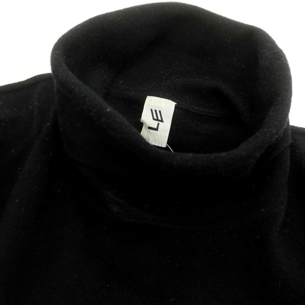 【中古】エルイー LE タートルネックニット ブラック【 3 】【 状態ランクB 】【 メンズ 】