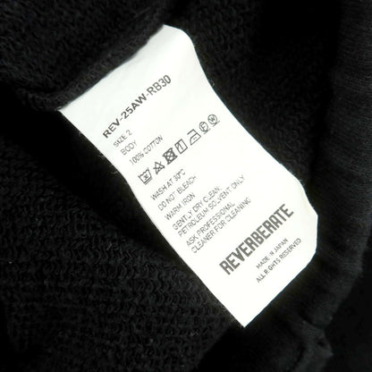 【中古】リバーバレイト REVERBERATE 2025年秋冬 コットン スウェットパンツ ブラック【 2 】【 状態ランクB 】【 メンズ 】