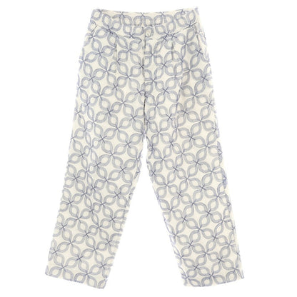 【中古】ピリオドフィーチャーズ PERIOD FEATURES コットン パンツ ホワイトxブルー【 3 】【 状態ランクB 】【 メンズ 】