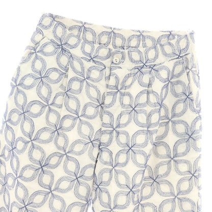 【中古】ピリオドフィーチャーズ PERIOD FEATURES コットン パンツ ホワイトxブルー【 3 】【 状態ランクB 】【 メンズ 】