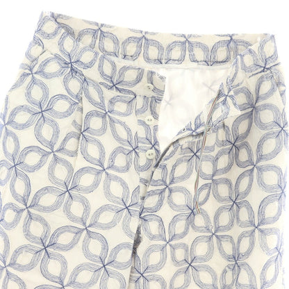 【中古】ピリオドフィーチャーズ PERIOD FEATURES コットン パンツ ホワイトxブルー【 3 】【 状態ランクB 】【 メンズ 】