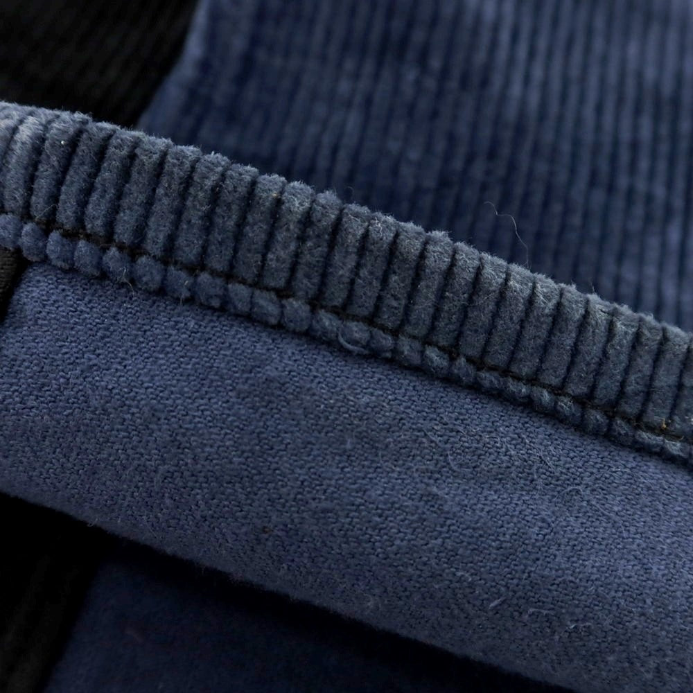 【中古】レノマ renoma コットン 中太畝 フレア コーデュロイパンツ ネイビーxブラック【 3 】【 状態ランクC 】【 メンズ 】