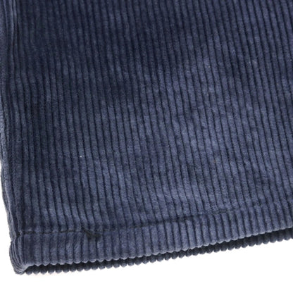 【中古】レノマ renoma コットン 中太畝 フレア コーデュロイパンツ ネイビーxブラック【 3 】【 状態ランクC 】【 メンズ 】