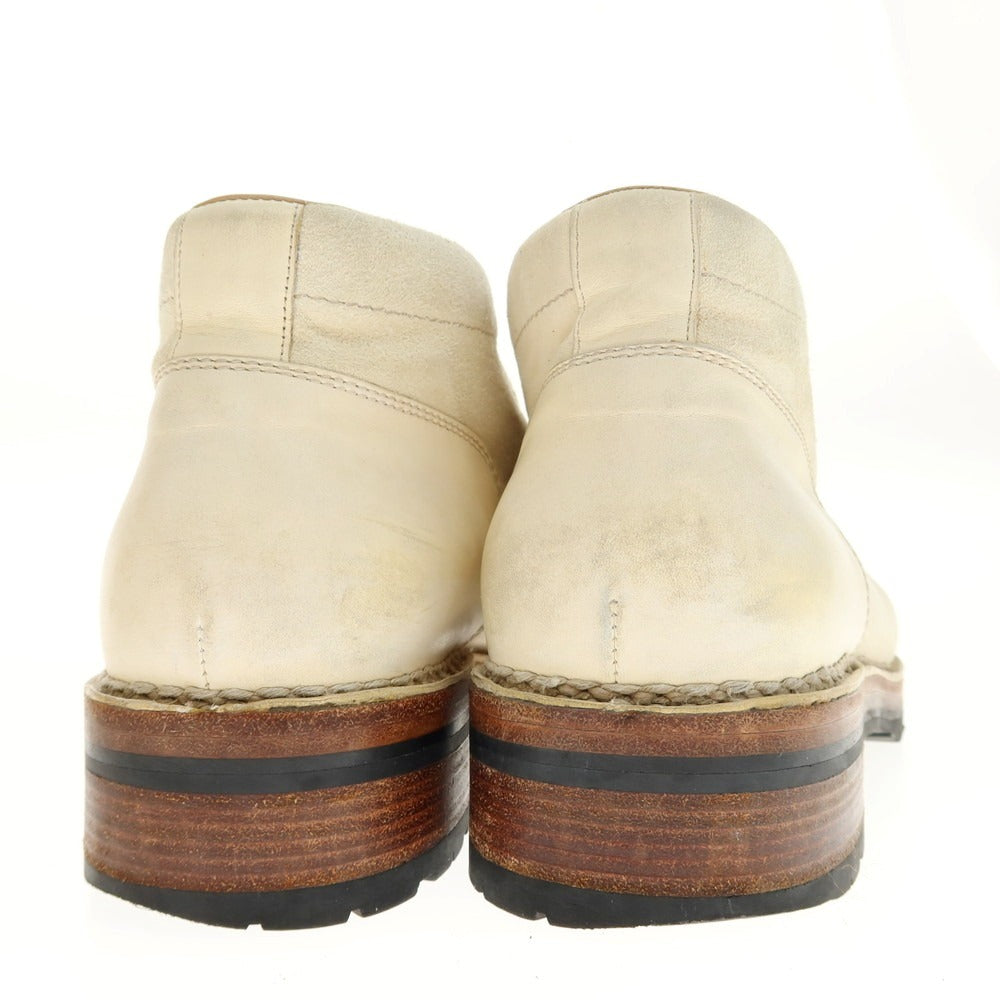 【中古】マルモラーダ MARMOLADA スエード レースアップブーツ アイボリー【 43 】【 状態ランクC 】【 メンズ 】