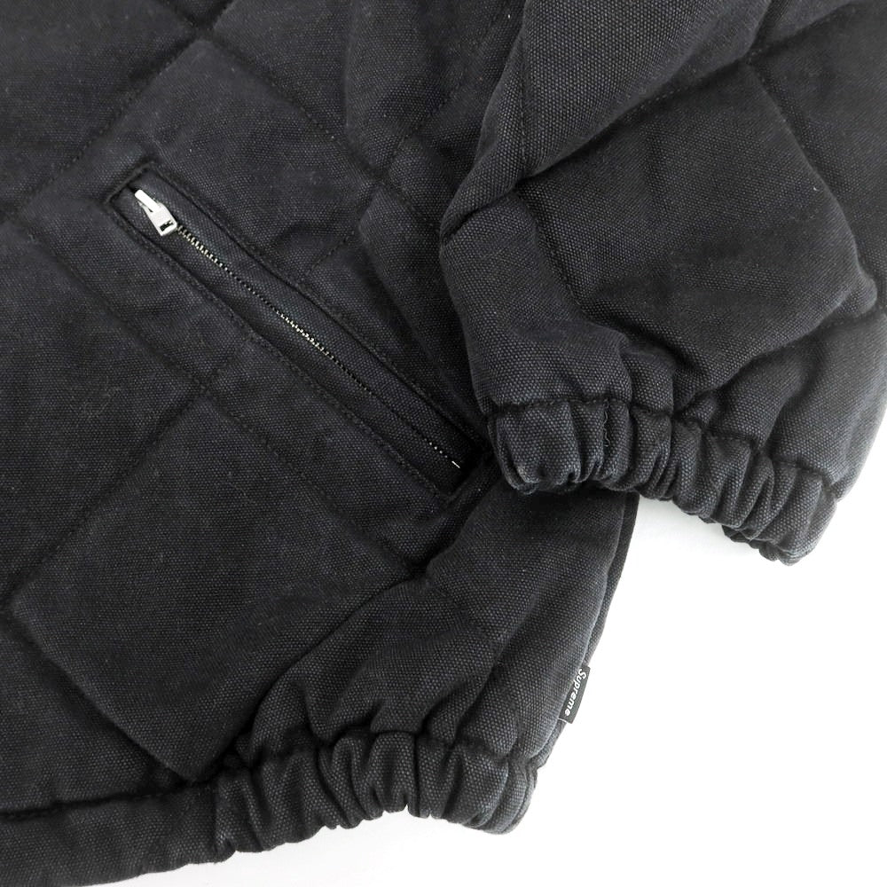 【中古】シュプリーム Supreme 2025年秋冬 Zip-Off Sleeve Quilted Bomber Jacket 中綿ブルゾン ブラック【 M 】【 状態ランクA 】【 メンズ 】