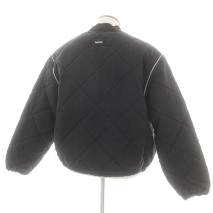 【中古】シュプリーム Supreme 2025年秋冬 Zip-Off Sleeve Quilted Bomber Jacket 中綿ブルゾン ブラック【 M 】【 状態ランクA 】【 メンズ 】