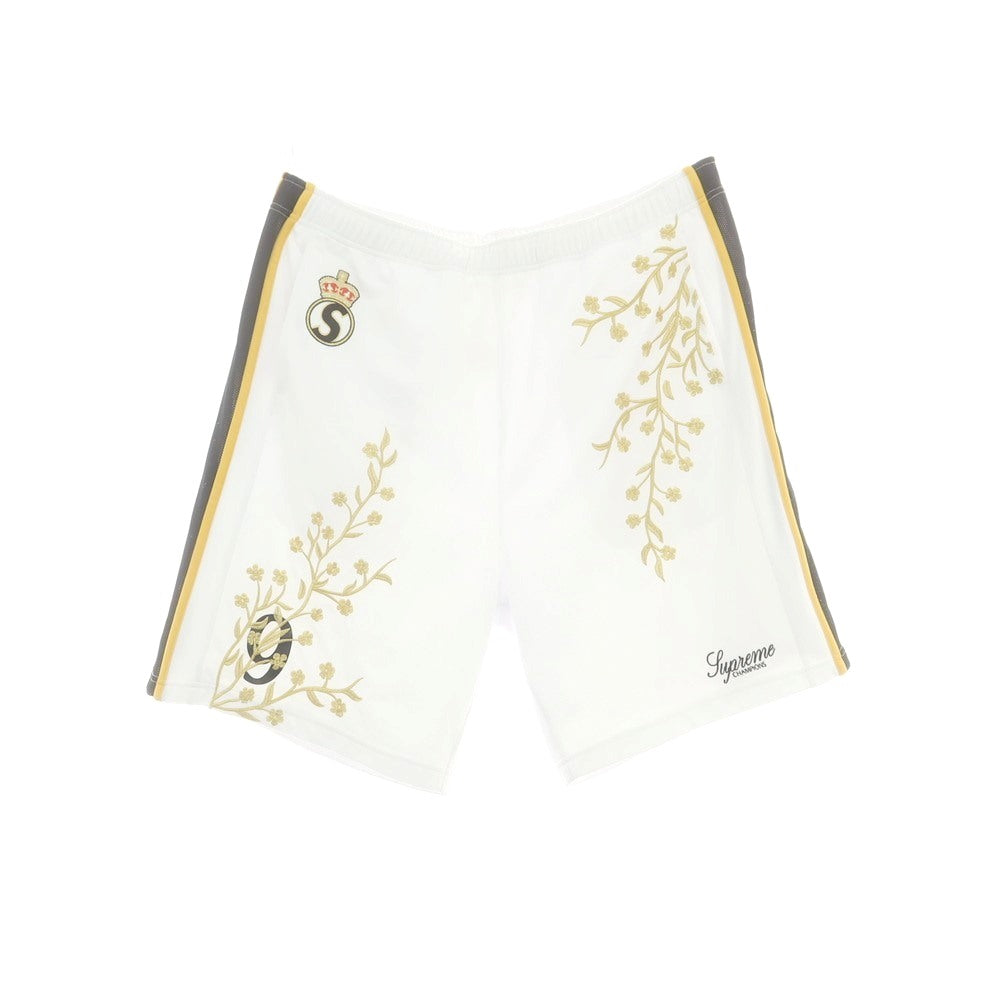 【中古】シュプリーム Supreme 2025年秋冬 Floral Soccer Short ポリエステル ショートパンツ ホワイト【 XL 】【 状態ランクA 】【 メンズ 】