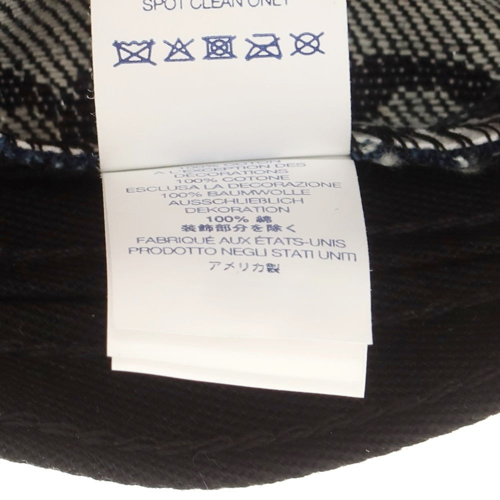 【中古】シュプリーム Supreme 2025年秋冬 Jacquard Logos Denim Camp Cap ベースボールキャップ ダークネイビー【 ONE SIZE(58cm) 】【 状態ランクA 】【 メンズ 】