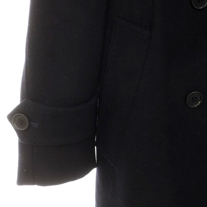 【中古】ティト アレグレット TITO ALLEGRETTO ウールカシミヤ ダブルブレストコート ダークネイビー【 44 】【 状態ランクB 】【 メンズ 】