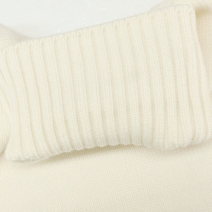 【中古】ザノーネ ZANONE ミドルゲージウール タートルネックニット オフホワイト【 46 】【 状態ランクC 】【 メンズ 】