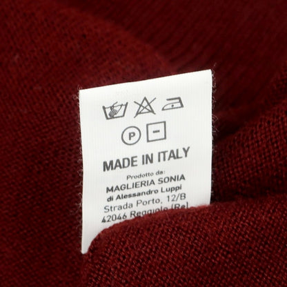 【中古】アレッサンドロルッピ Alessandro Luppi ハイゲージウール タートルネックニット レッドブラウン【 46 】【 状態ランクB 】【 メンズ 】