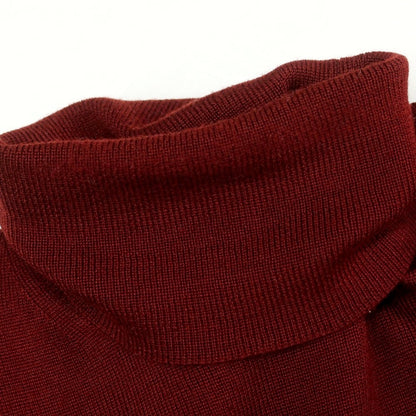 【中古】アレッサンドロルッピ Alessandro Luppi ハイゲージウール タートルネックニット レッドブラウン【 46 】【 状態ランクB 】【 メンズ 】