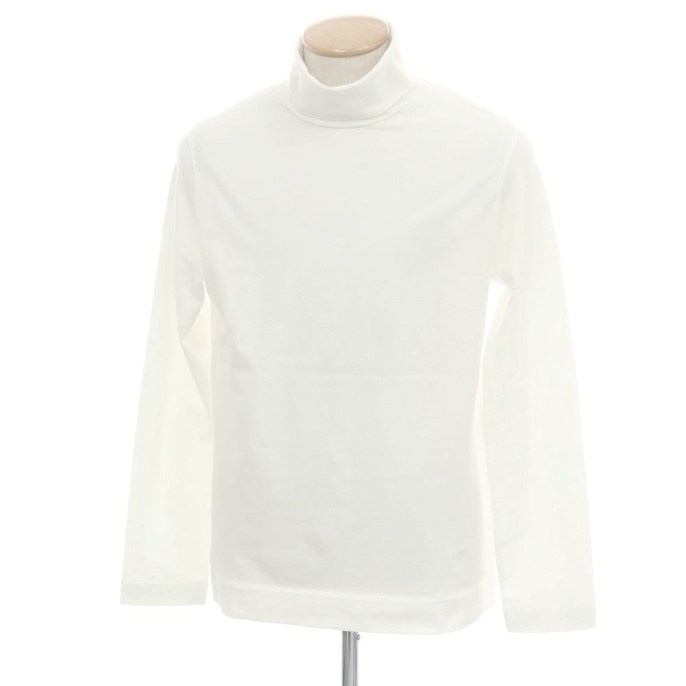 【中古】チルコロ1901 CIRCOLO 1901 ストレッチコットン タートルネック長袖Ｔシャツ ホワイト【 S 】【 状態ランクB 】【 メンズ 】