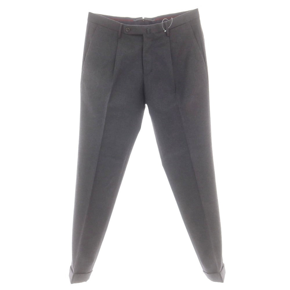 【中古】インコテックス INCOTEX SUPER100’s ウール ドレススラックスパンツ ダークグレー【 46 】【 状態ランクB 】【 メンズ 】