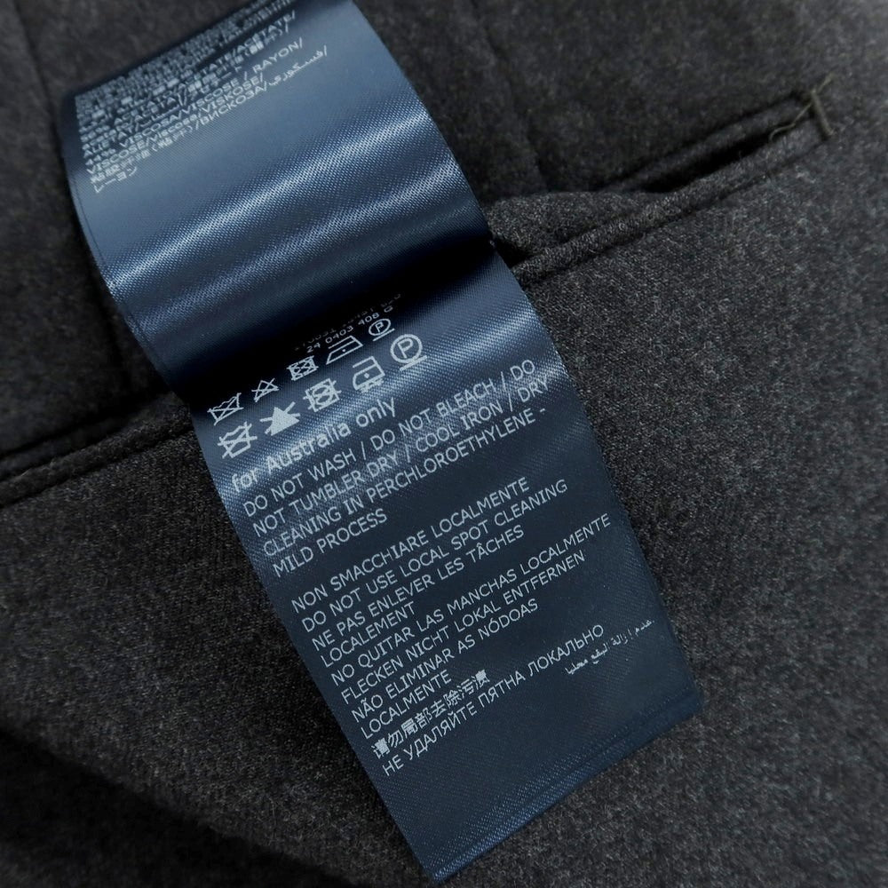 【中古】インコテックス INCOTEX SUPER100’s ウール ドレススラックスパンツ ダークグレー【 46 】【 状態ランクB 】【 メンズ 】